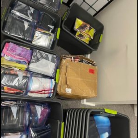 Rap flags mystery box 5 flags per order college dorm frat rappers new - Picture 1 of 16